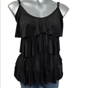 International Concepts Inc. black sleeveless top